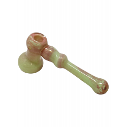 7" Slyme Art Double Tube Hammer Bubbler [DJ464]